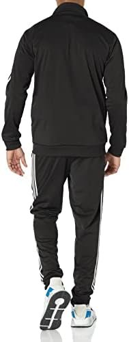 adidas Mens Sportswear Basic 3-stripes Tricot Track Suit - Image 2